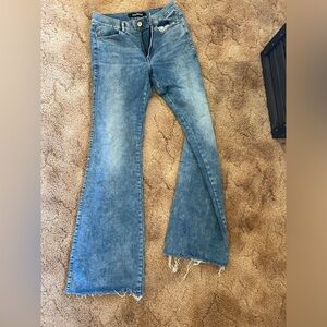 Express High Rise Slim Flare